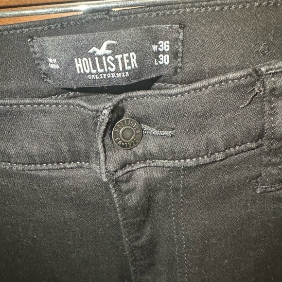 Hollister Mens Black Jeans - Picture 3 of 3